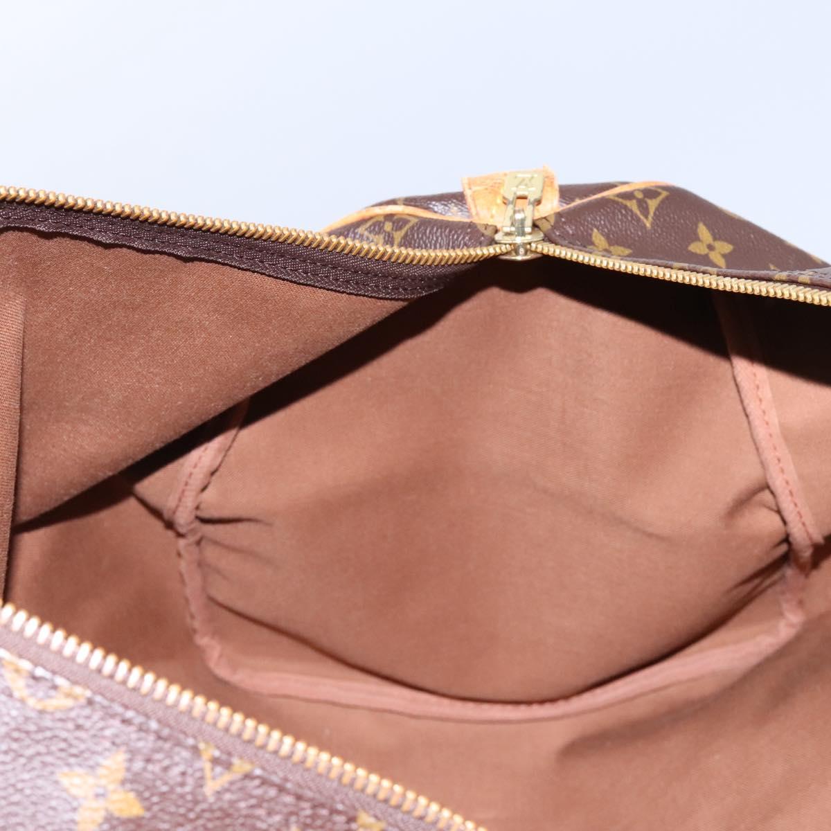 Louis Vuitton Keepall 55 Brown Canvas Travel Bag (Pre-Owned)