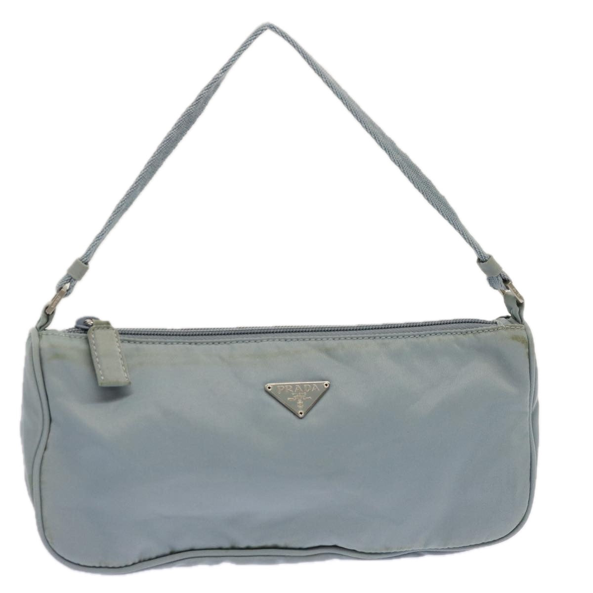 Prada Blue Synthetic Clutch Bag (Pre-Owned)