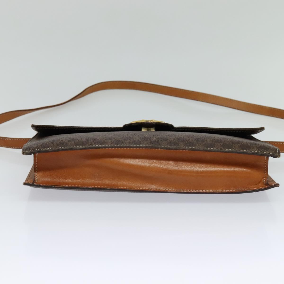Céline Macadam Brown Canvas Shoulder Bag (Pre-Owned)