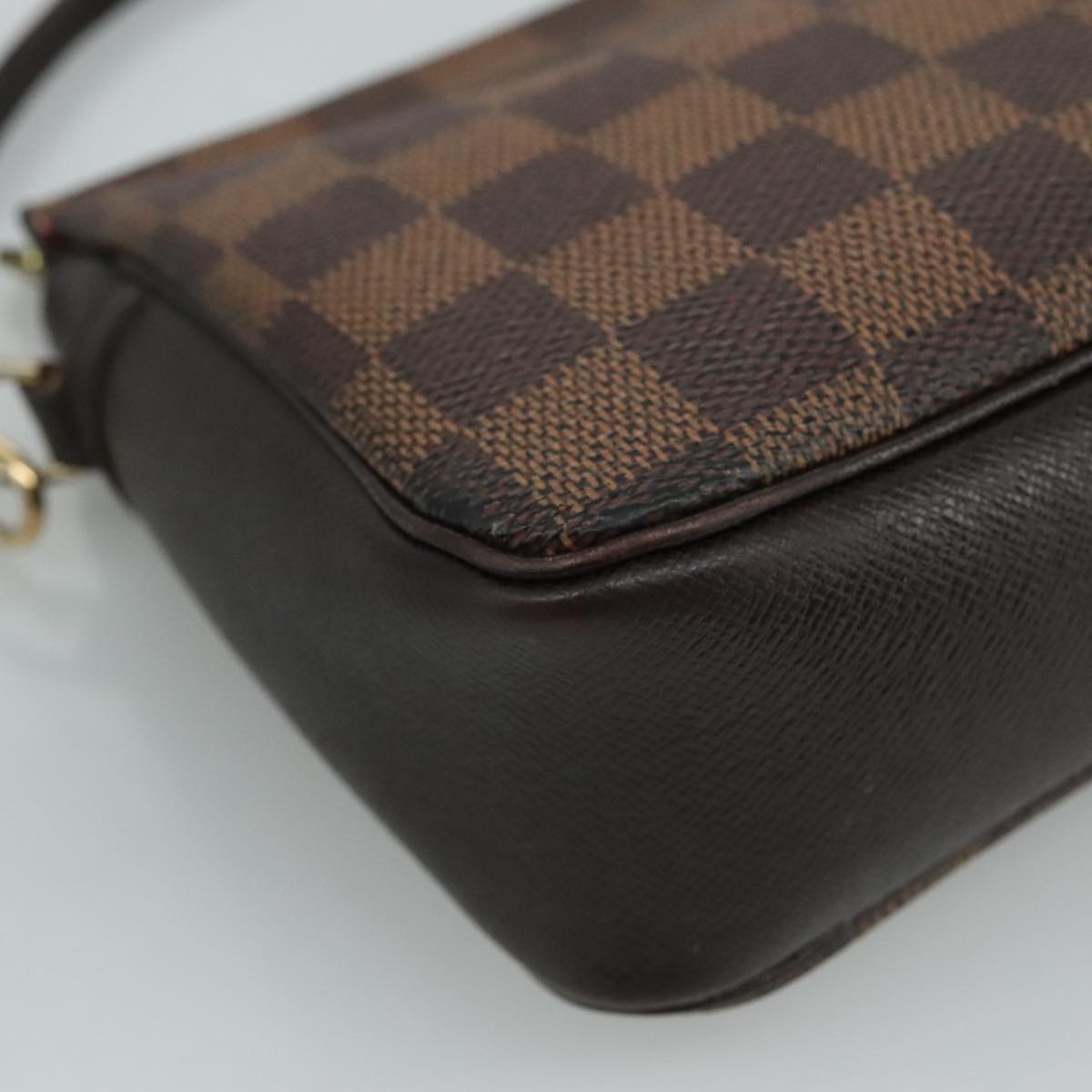Louis Vuitton Trousse Makeup Brown Canvas Clutch Bag (Pre-Owned)