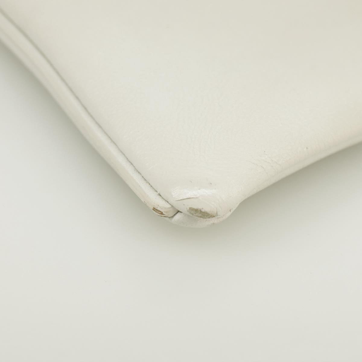 Dior Paradise White Leather Clutch Bag (Pre-Owned)
