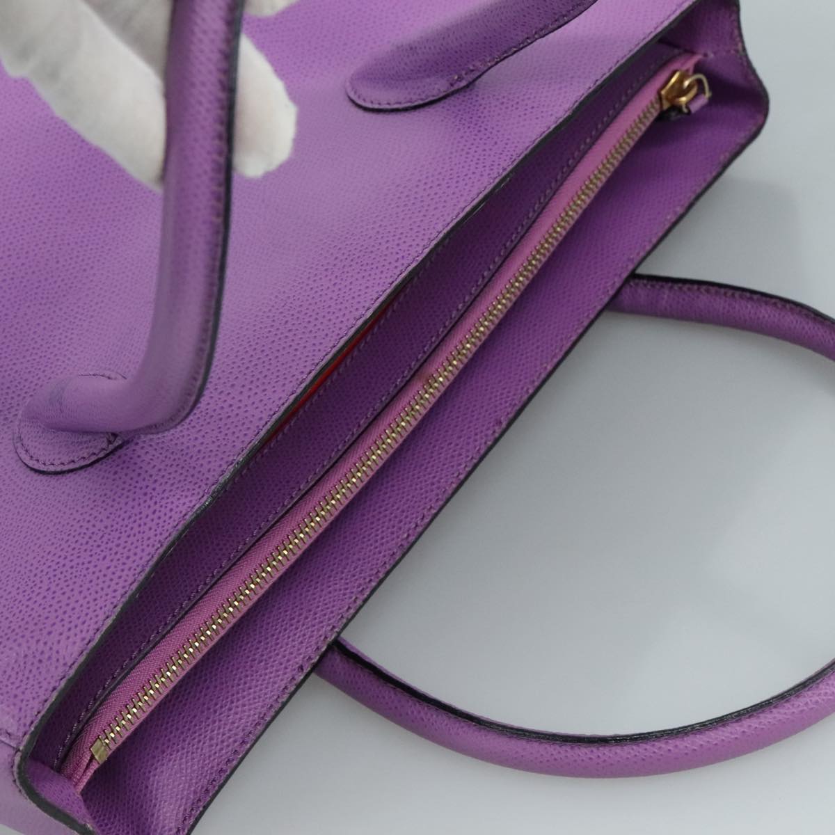 Céline Purple Leather Tote Bag (Pre-Owned)