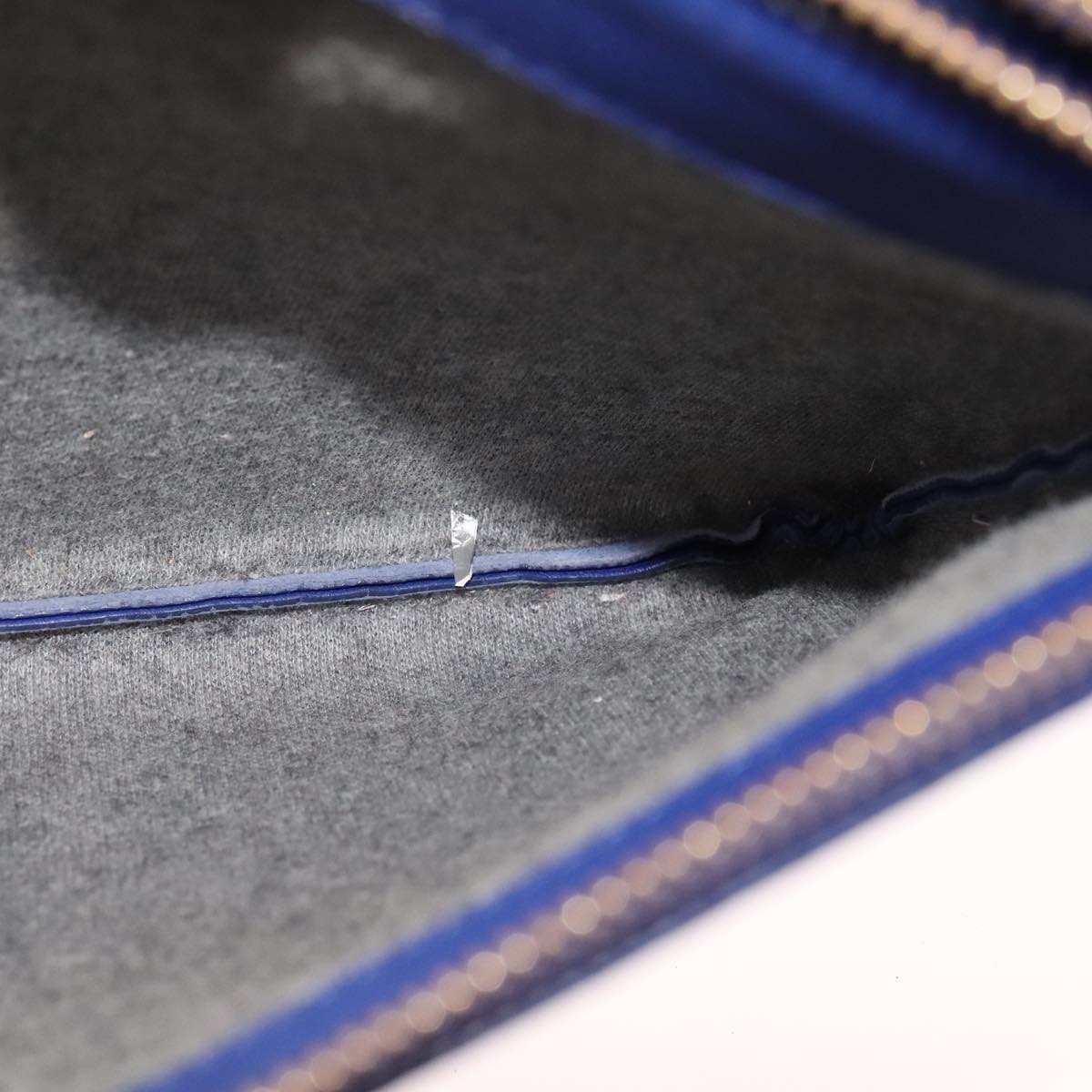 Céline Trio Blue Leather Shoulder Bag (Pre-Owned)
