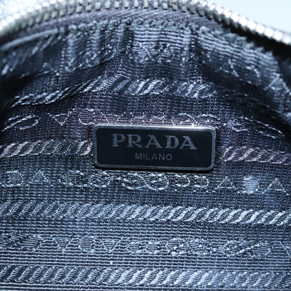 Prada Re-Edition Black Canvas Shoulder Bag (Pre-Owned)