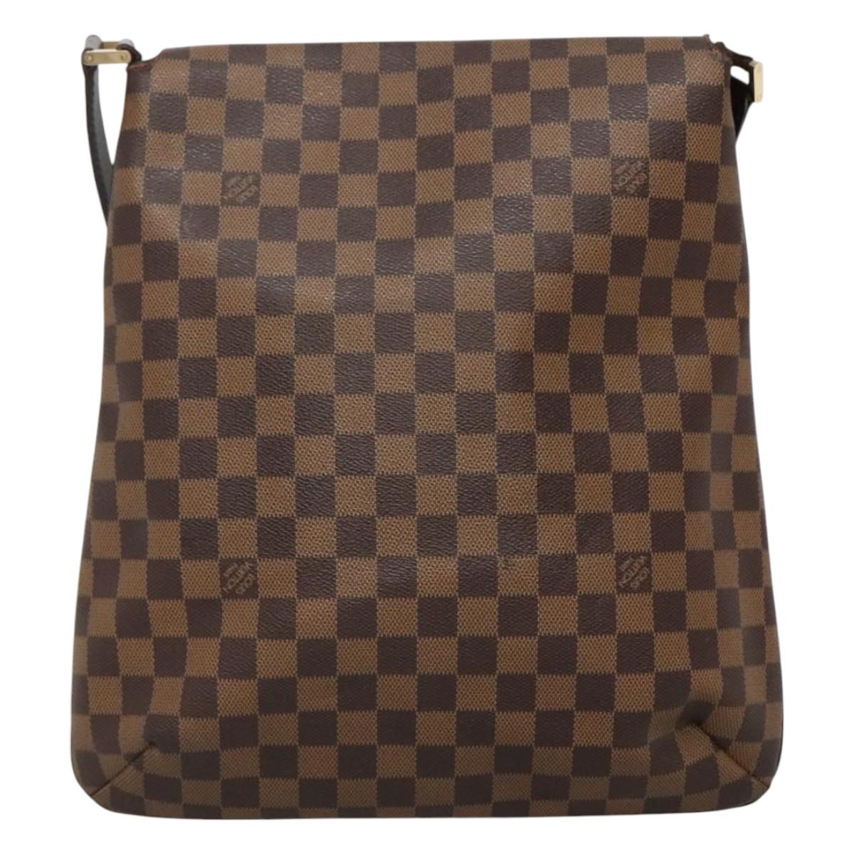 Louis Vuitton Musette Brown Canvas Shoulder Bag (Pre-Owned)