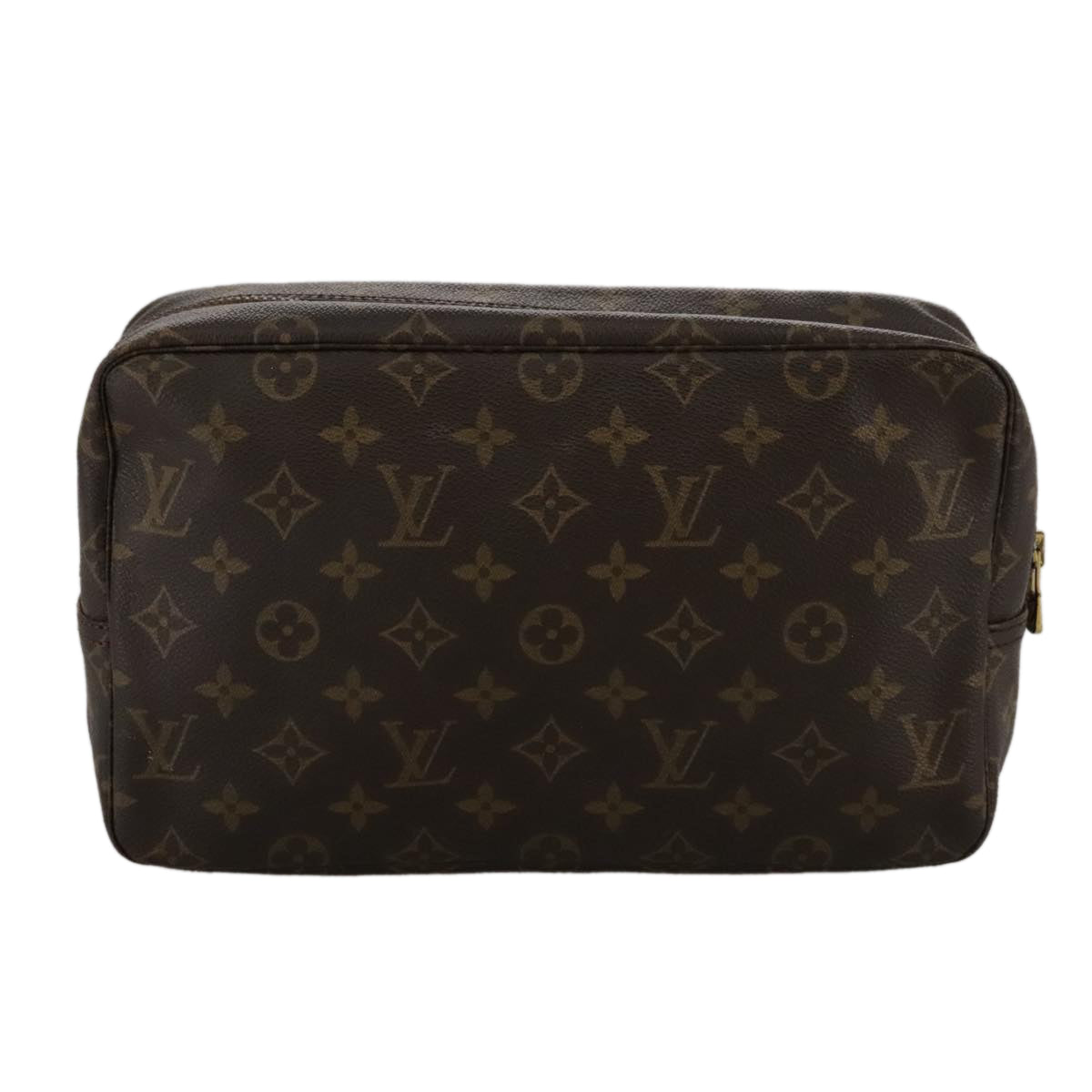 Louis Vuitton Trousse De Toilette Brown Canvas Clutch Bag (Pre-Owned)