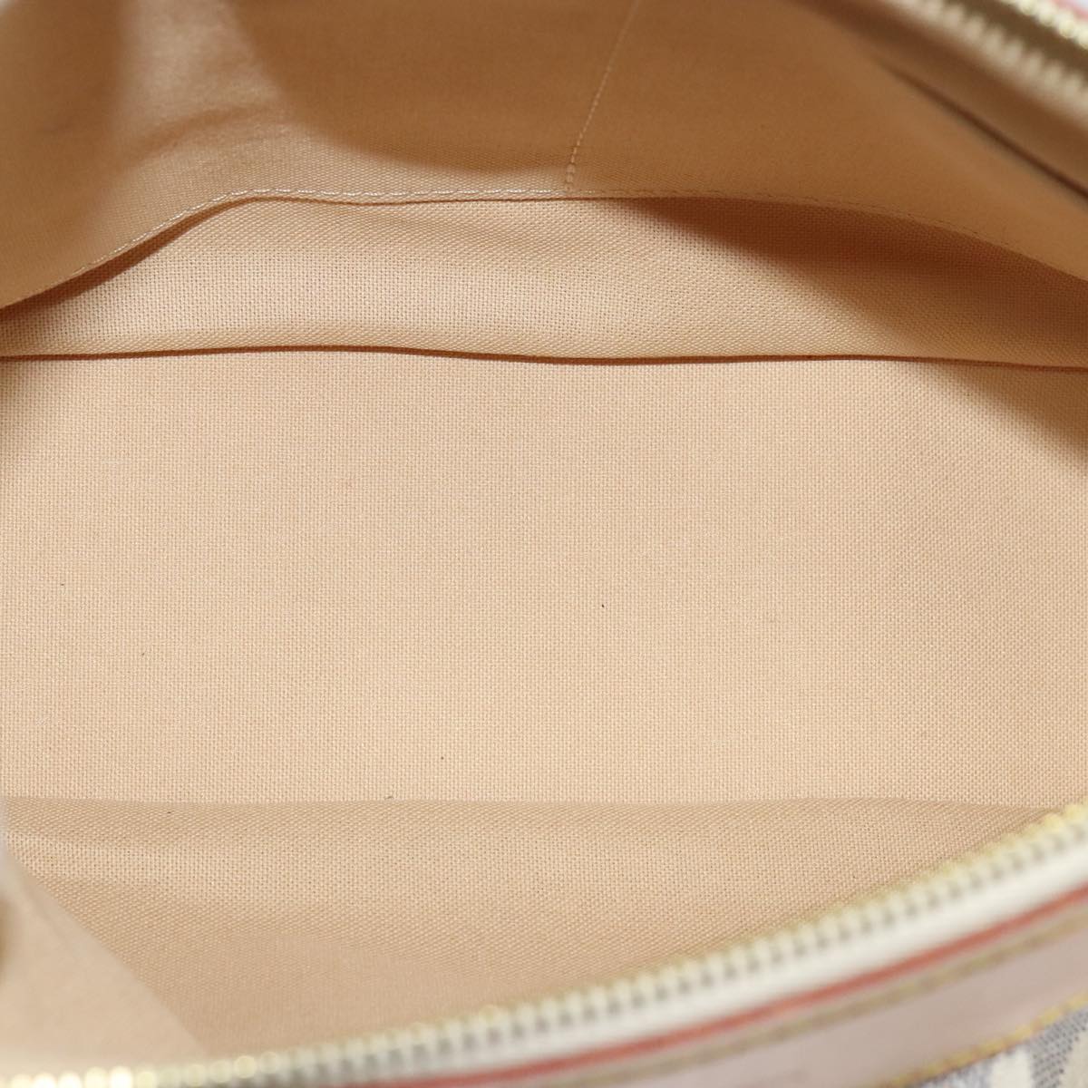 Louis Vuitton Siracusa Beige Canvas Shoulder Bag (Pre-Owned)