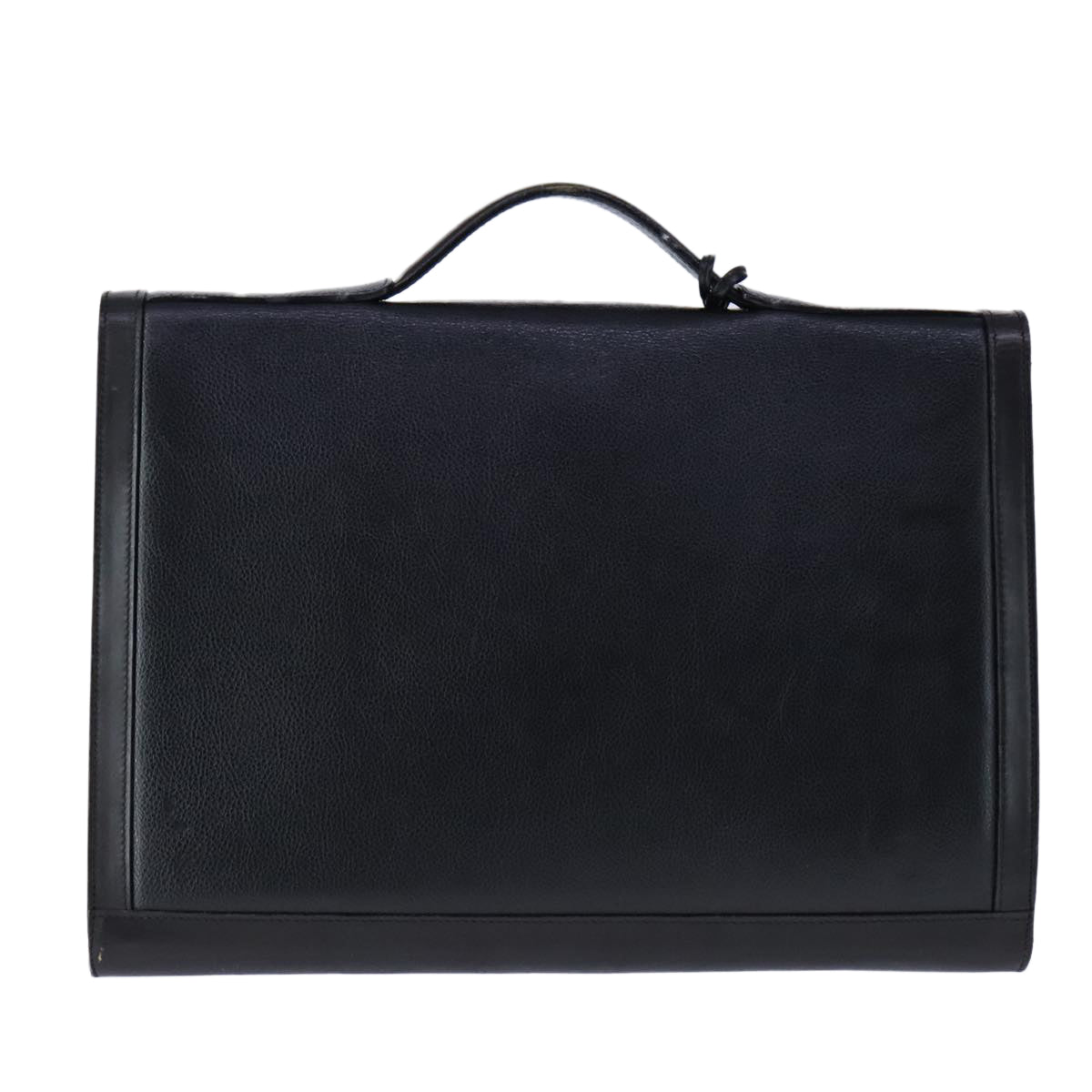 Bally Black Leather Briefcase Bag (Pre-Owned)
