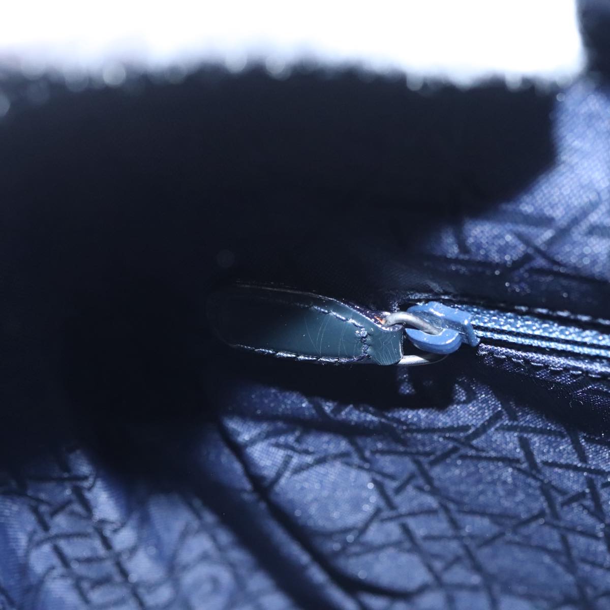 Dior Lady Dior Navy Denim - Jeans Handbag (Pre-Owned)