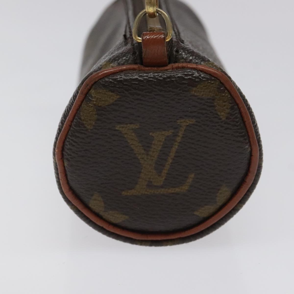 Louis Vuitton Mini Baby Papillon Brown Canvas Clutch Bag (Pre-Owned)