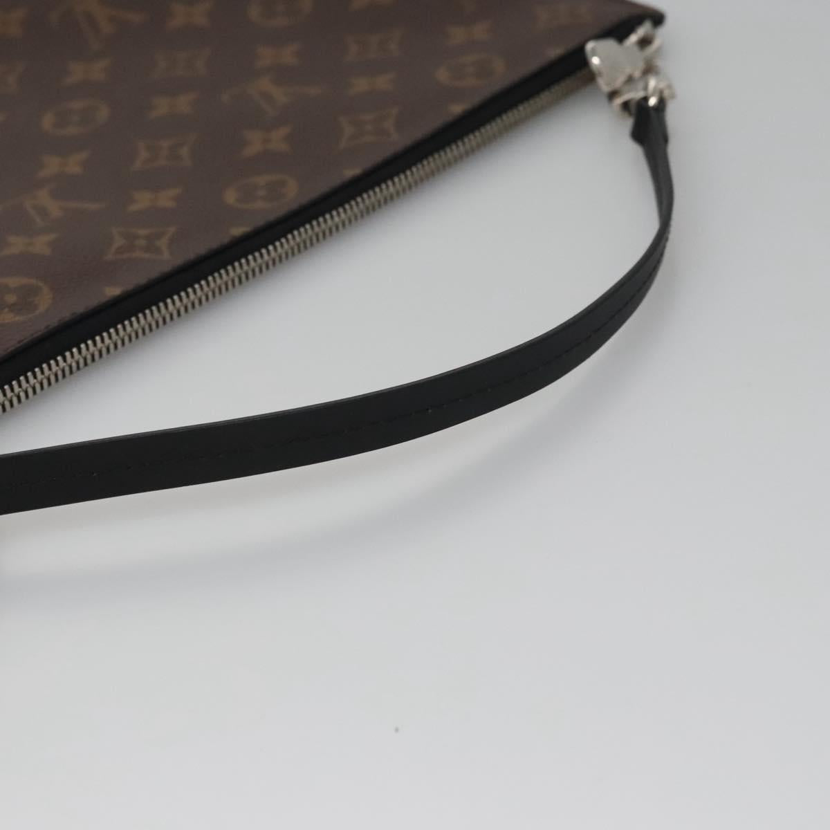 Louis Vuitton Macassar Brown Canvas Clutch Bag (Pre-Owned)
