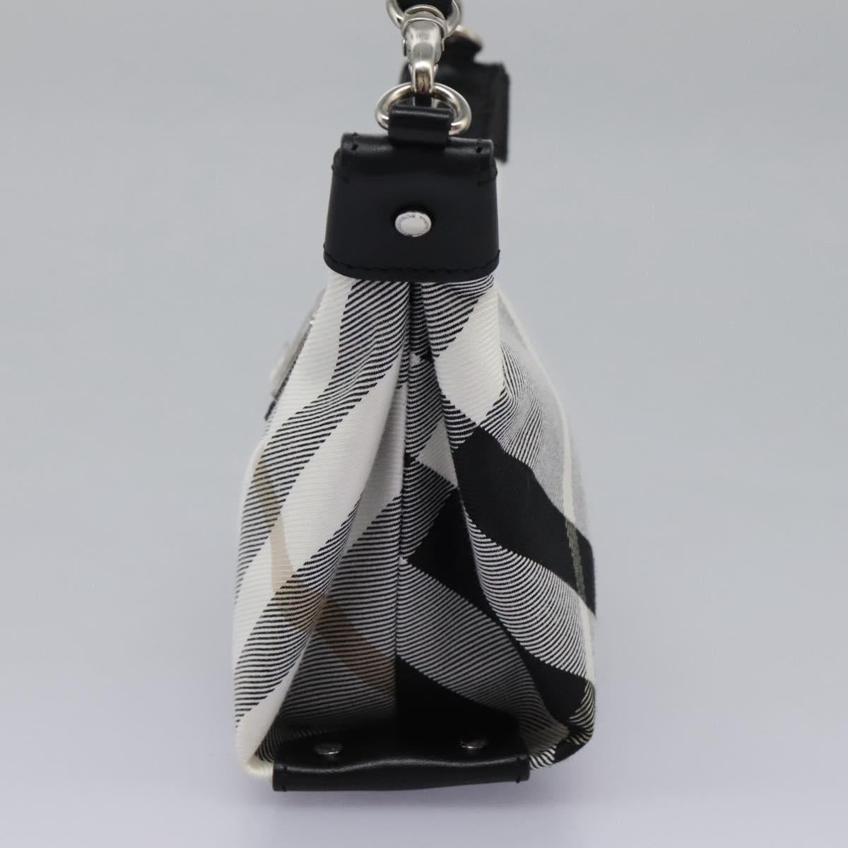 Burberry Nova Check Grey Canvas Clutch Bag (Pre-Owned)