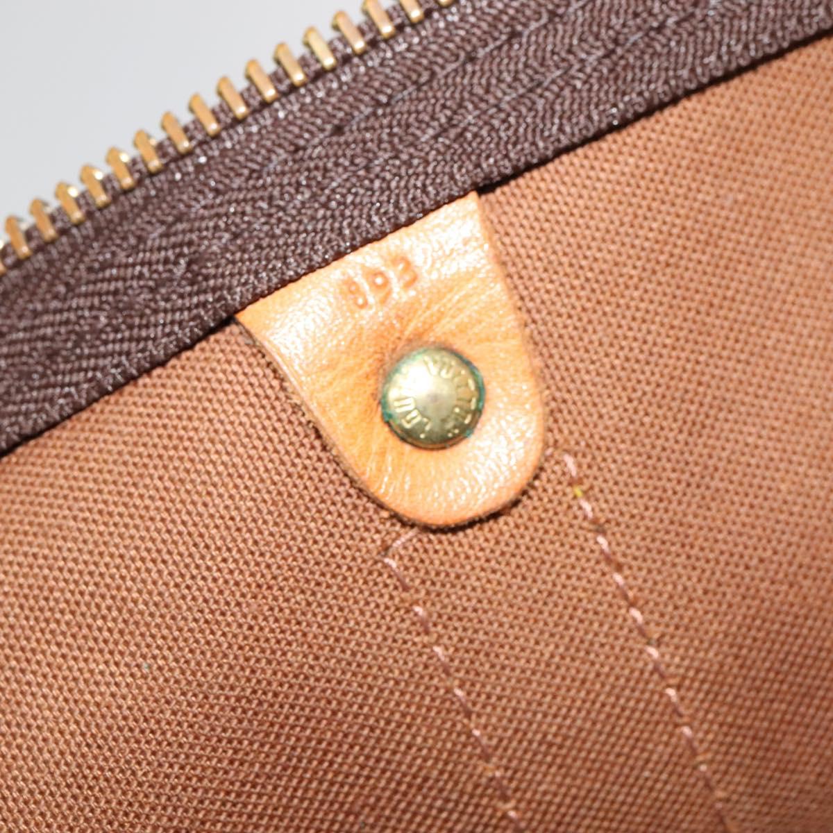 Louis Vuitton Keepall 55 Brown Canvas Travel Bag (Pre-Owned)