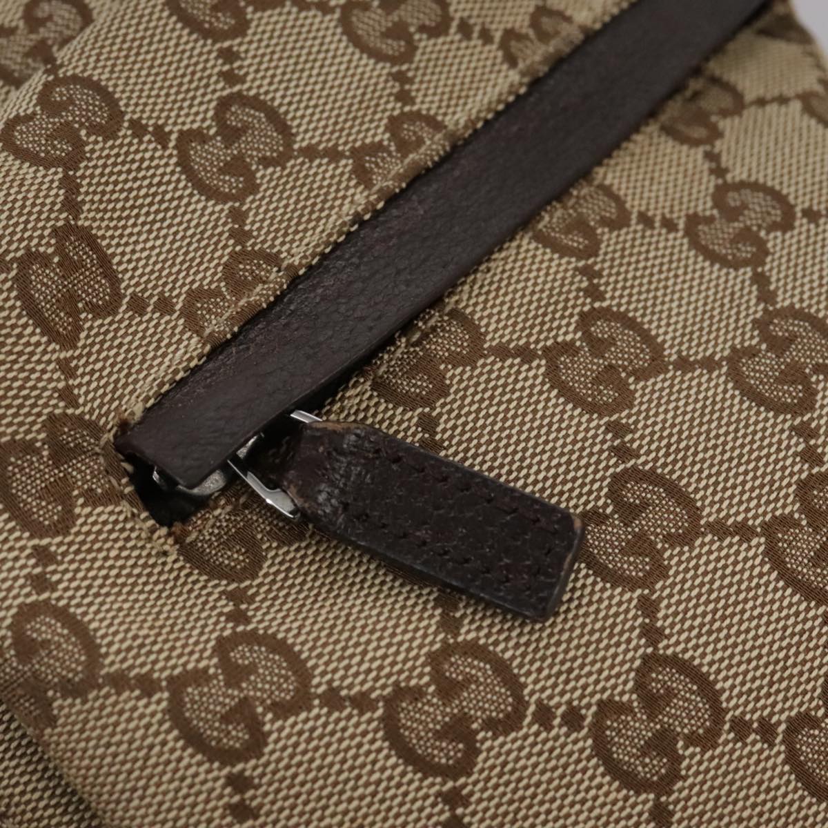 Gucci Ophidia Beige Canvas Shoulder Bag (Pre-Owned)