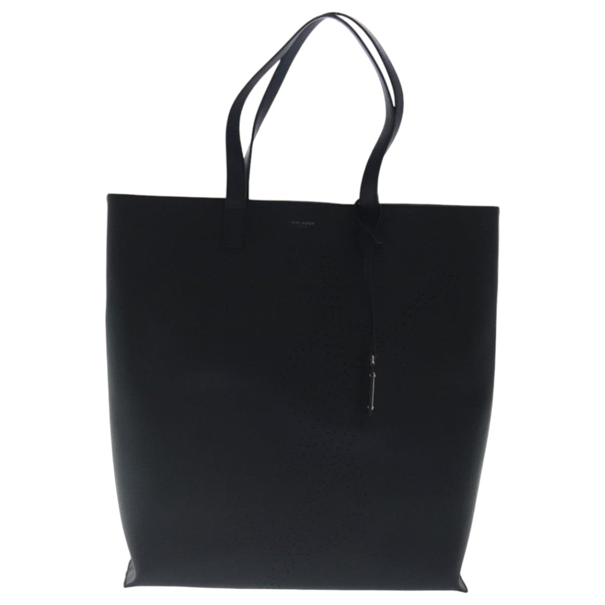 Yves Saint Laurent Black Leather Tote Bag (Pre-Owned)