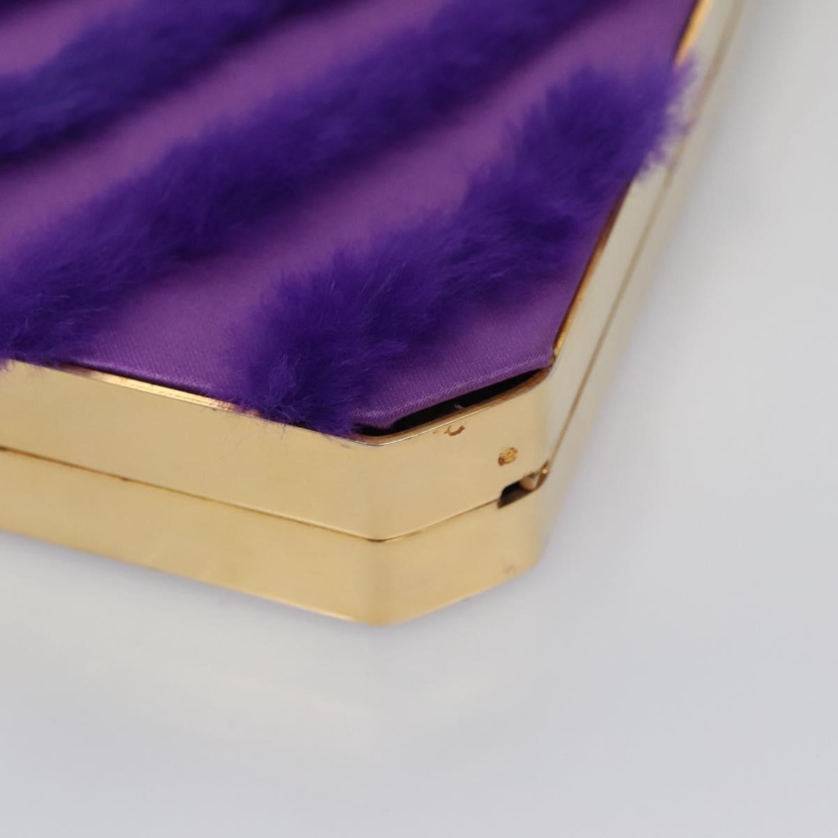 Versace Purple Silk Shoulder Bag (Pre-Owned)