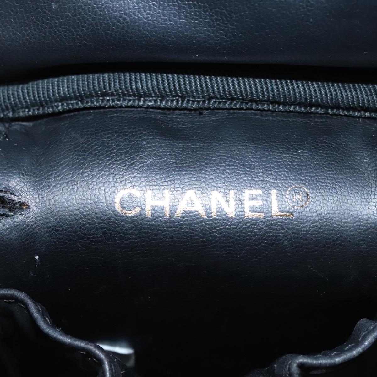 Chanel Vanity Black Leather Handbag (Pre-Owned)