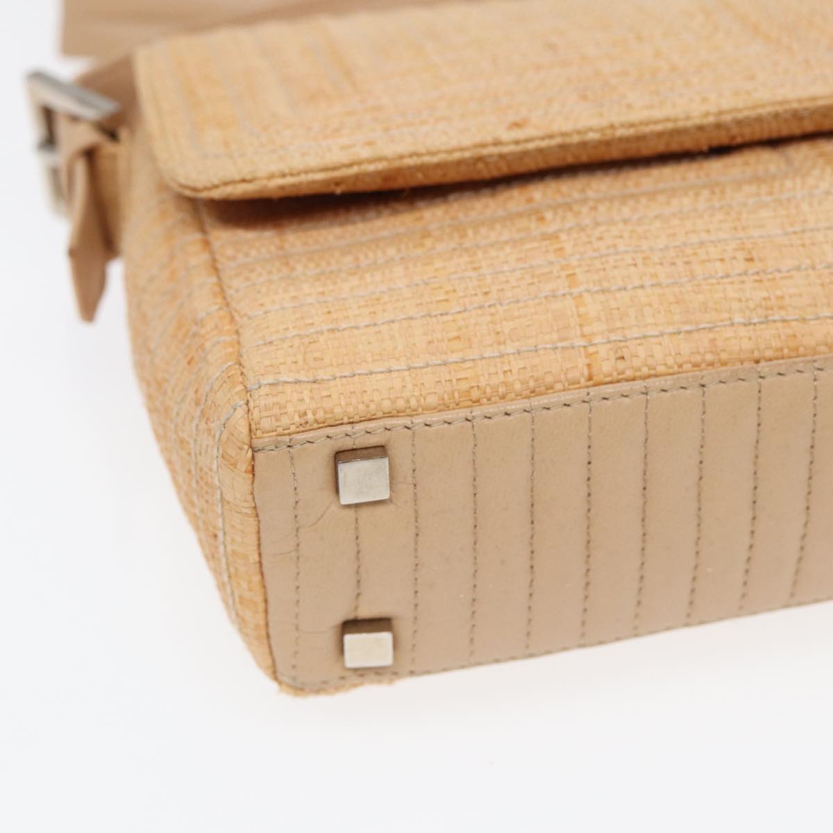 Bally Beige Canvas Shoulder Bag (Pre-Owned)