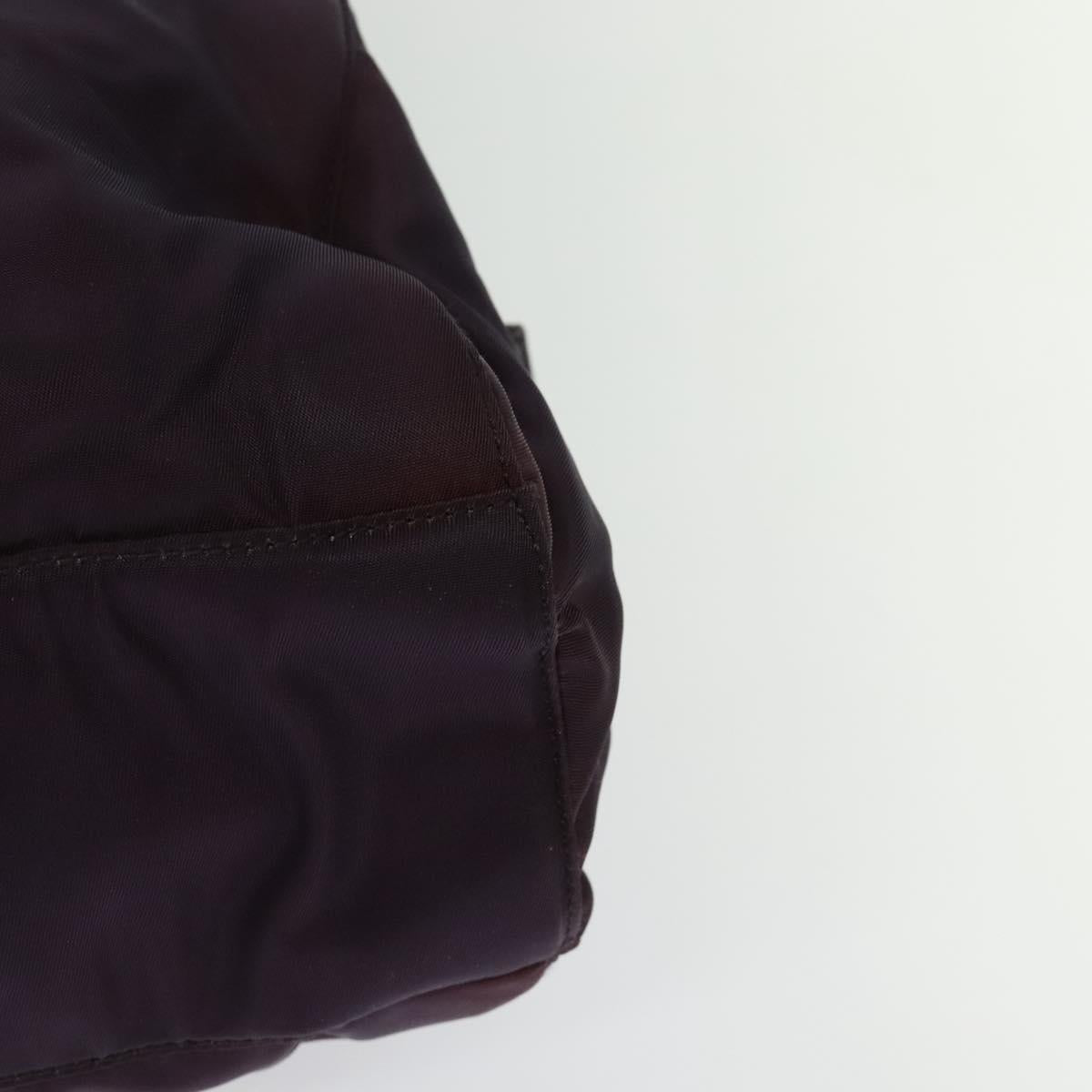 Prada Tessuto Purple Nylon Shoulder Bag (Pre-Owned)