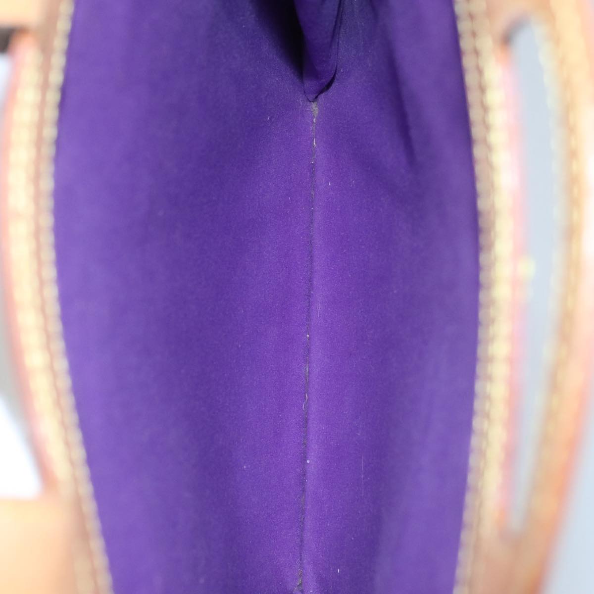 Louis Vuitton Stanton Purple Patent Leather Tote Bag (Pre-Owned)