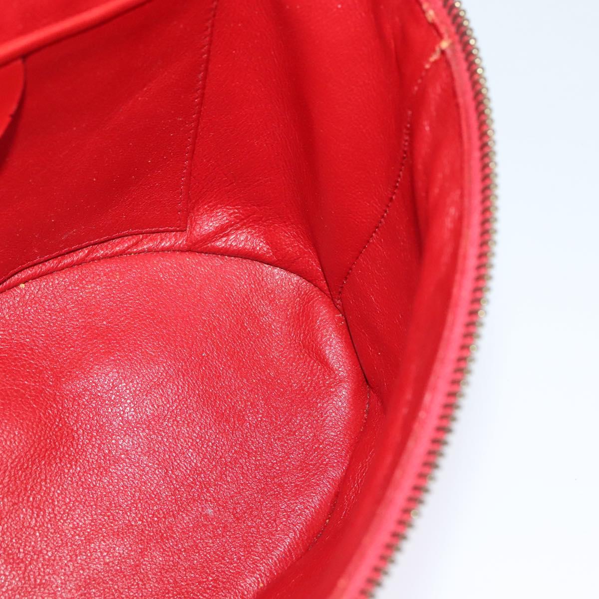 Céline Vanity Red Leather Shoulder Bag (Pre-Owned)