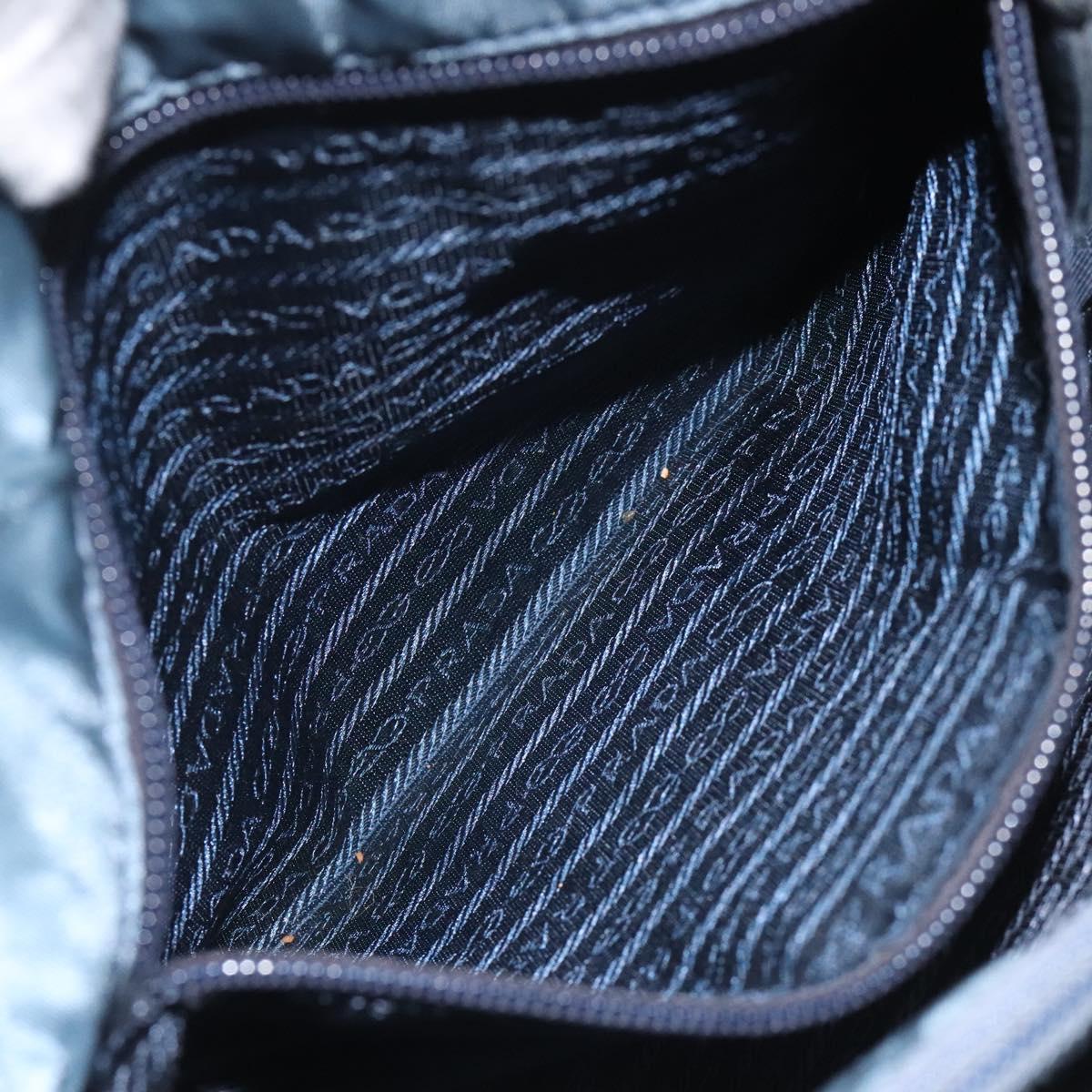 Prada Blue Synthetic Handbag (Pre-Owned)