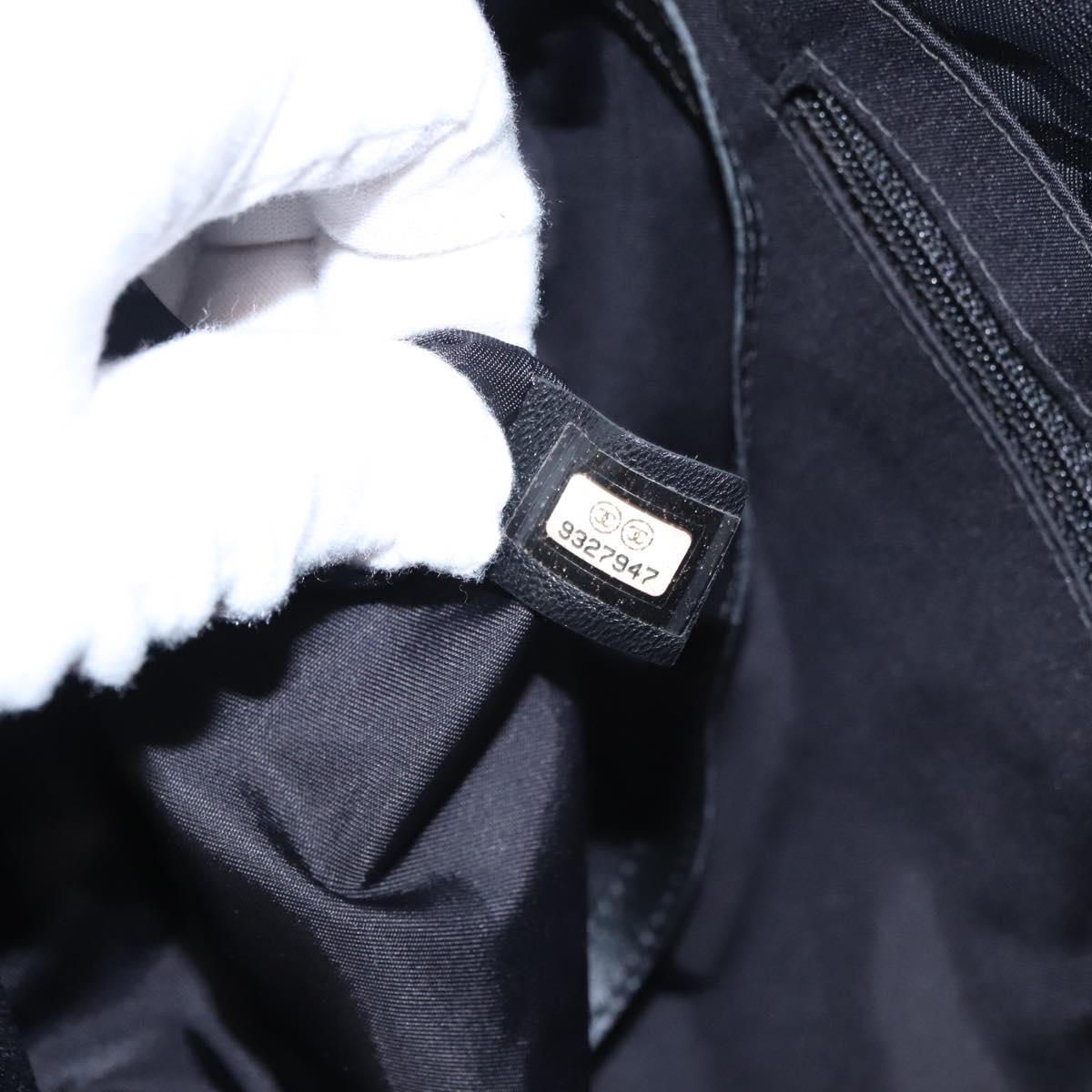 Chanel Travel Line Black Synthetic Tote Bag (Pre-Owned)