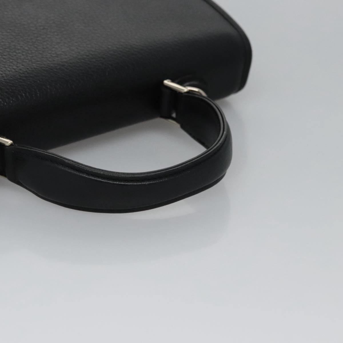 Burberry Black Leather Handbag (Pre-Owned)