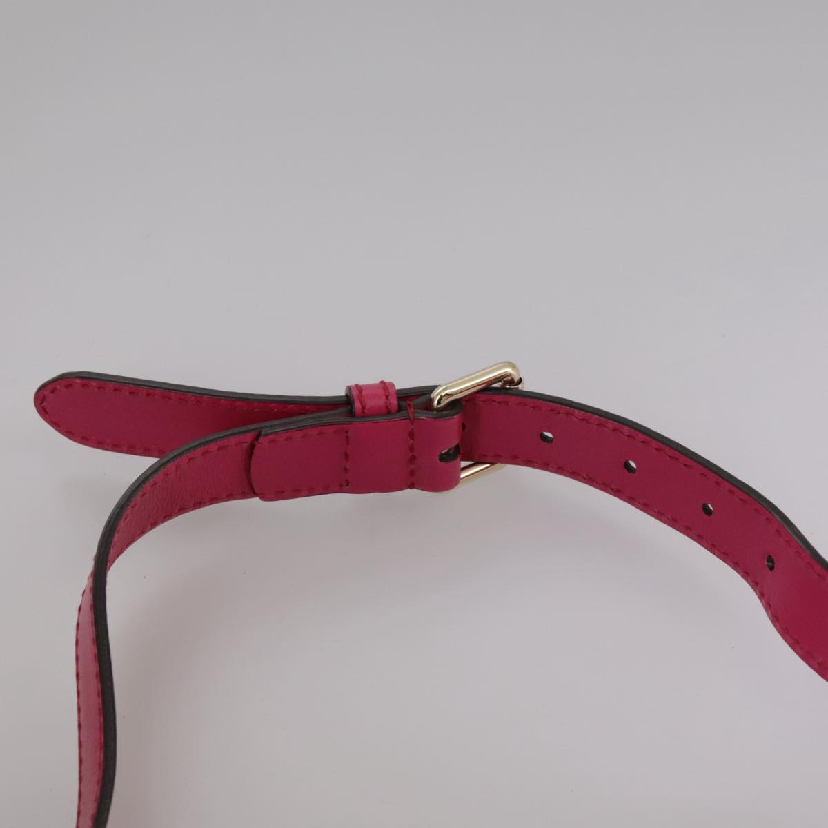 Gucci Diamante Pink Leather Shoulder Bag (Pre-Owned)
