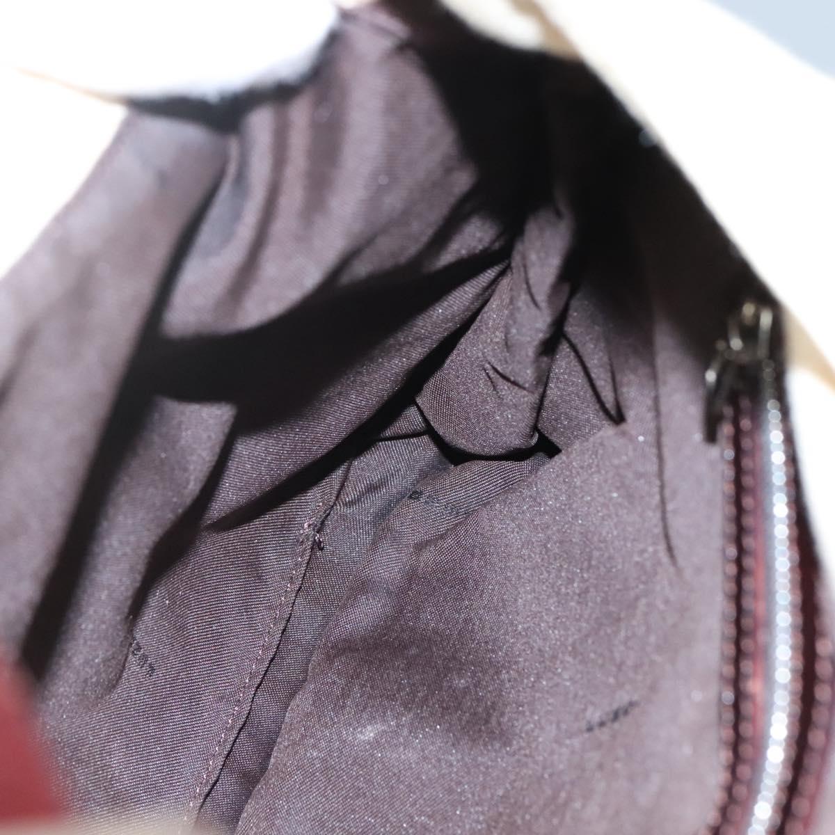 Fendi Zucca Beige Canvas Shoulder Bag (Pre-Owned)