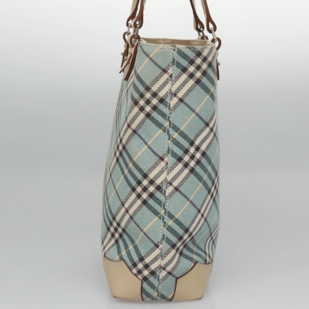 Burberry Blue Label Blue Canvas Tote Bag (Pre-Owned)