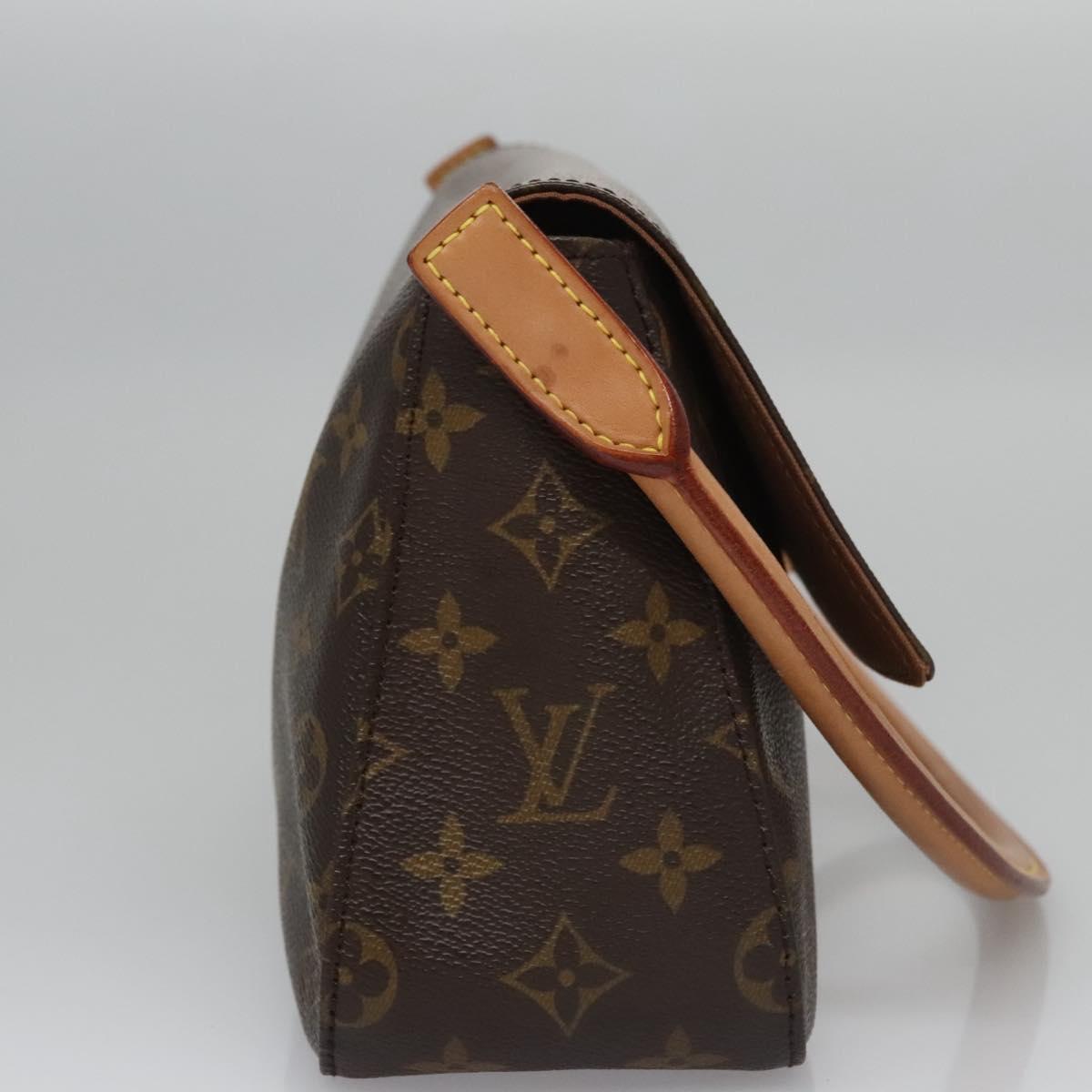 Louis Vuitton Mini Looping Brown Canvas Shoulder Bag (Pre-Owned)