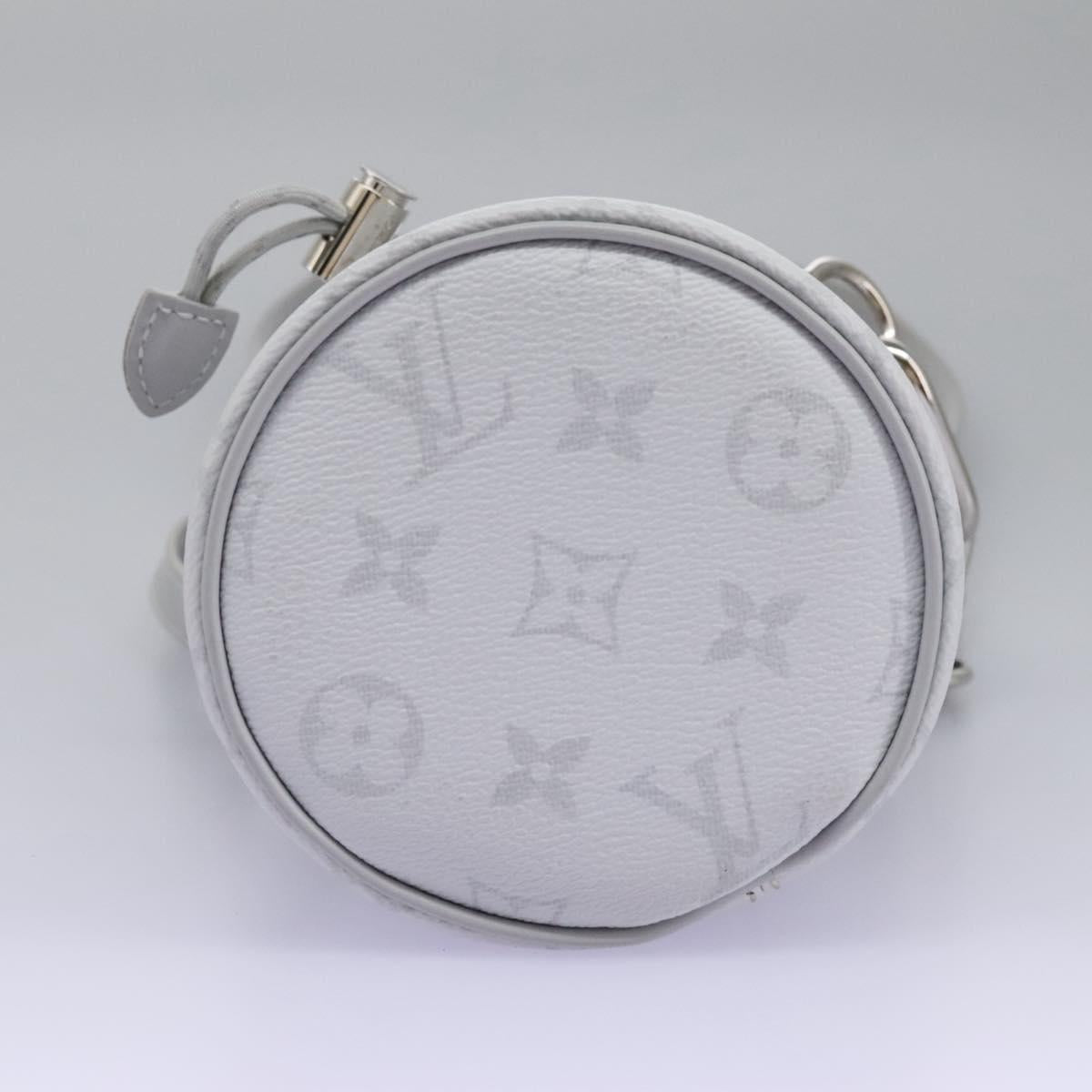 Louis Vuitton Chalk Nano Grey Canvas Shoulder Bag (Pre-Owned)