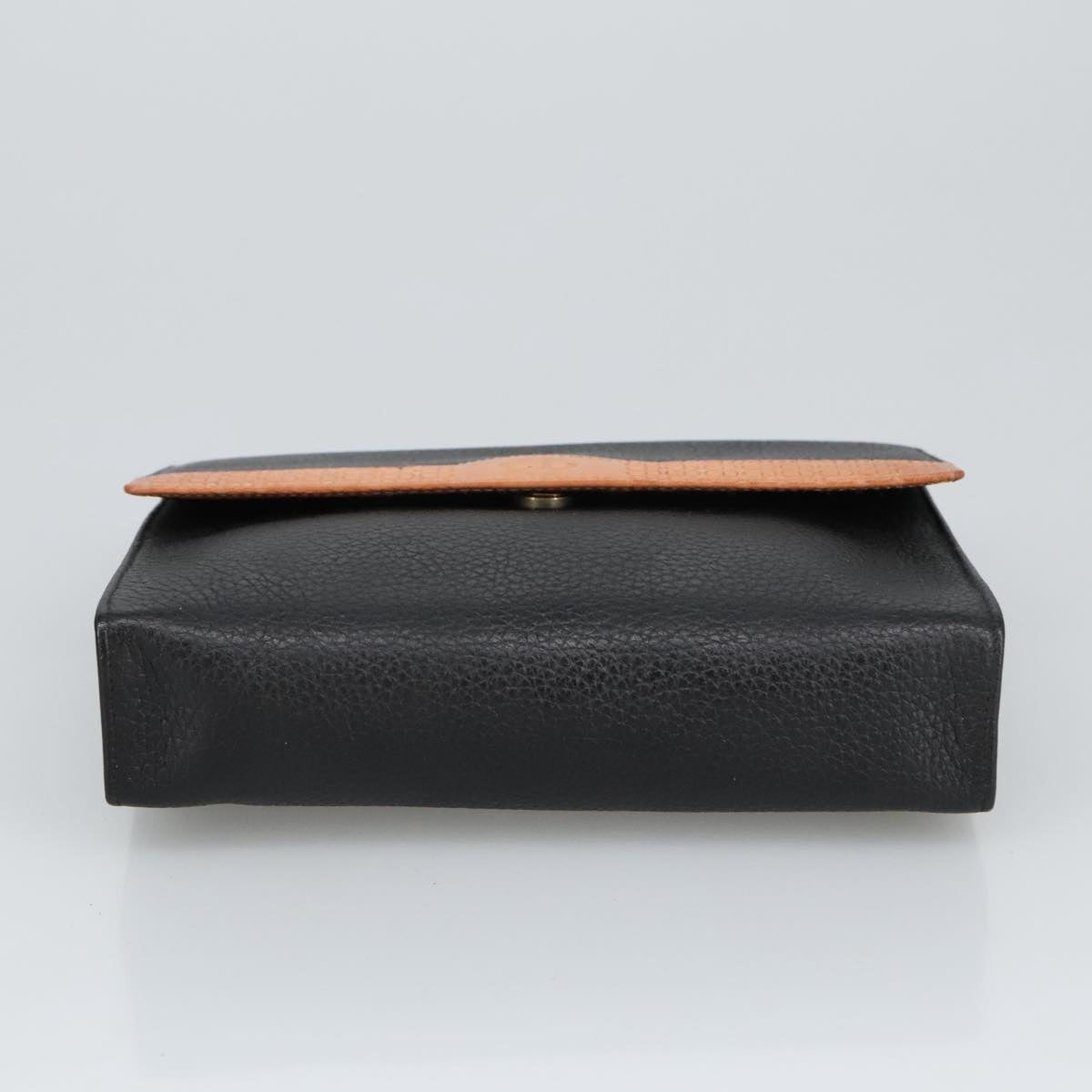 Dior Cd Black Leather Clutch Bag (Pre-Owned)