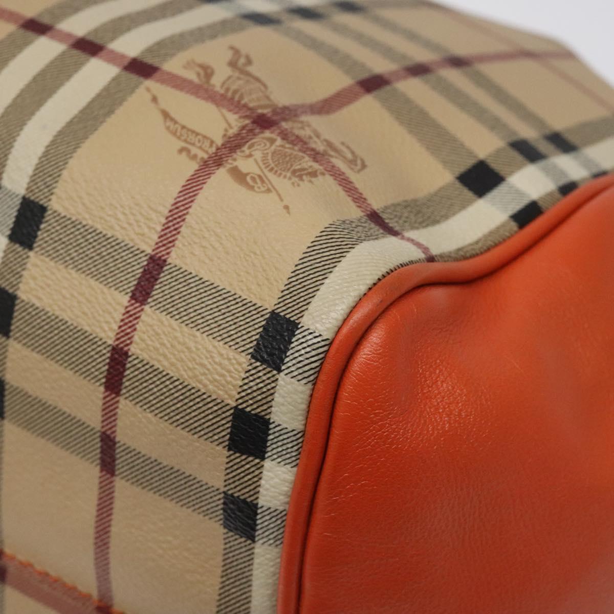 Burberry Nova Check Beige Canvas Tote Bag (Pre-Owned)