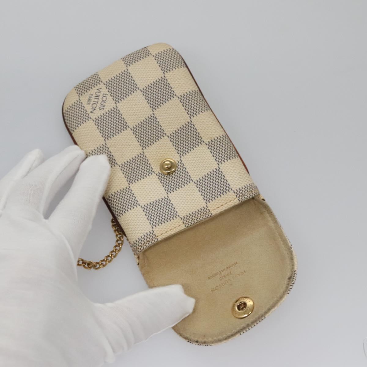 Louis Vuitton Etui Téléphone White Canvas Phone Jewelry (Pre-Owned)