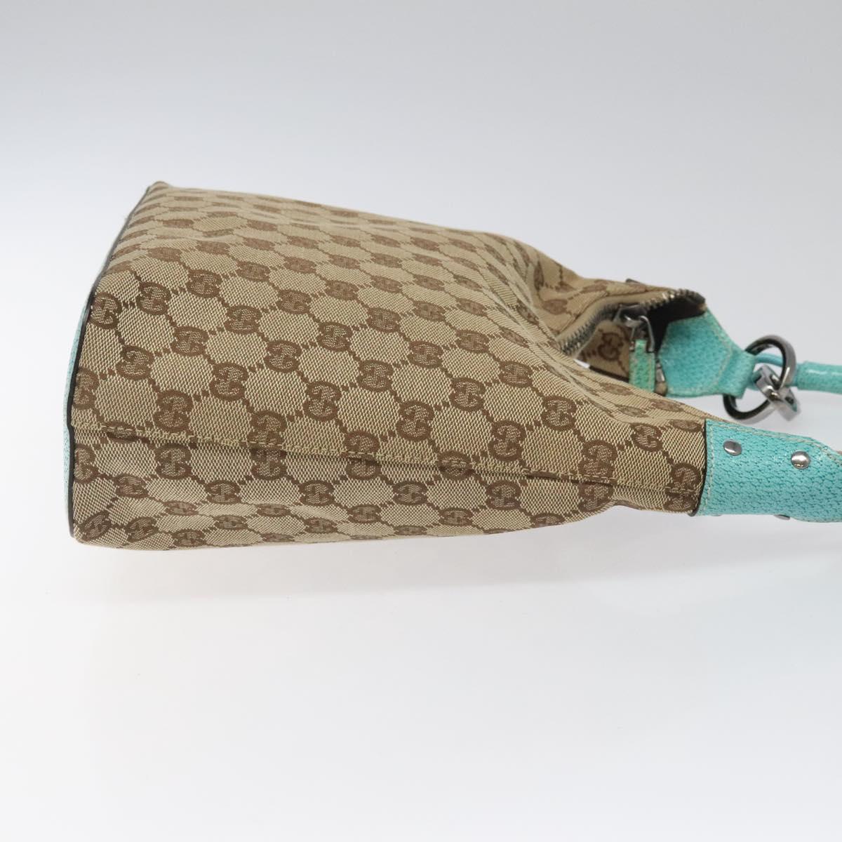 Gucci Beige Canvas Shoulder Bag (Pre-Owned)