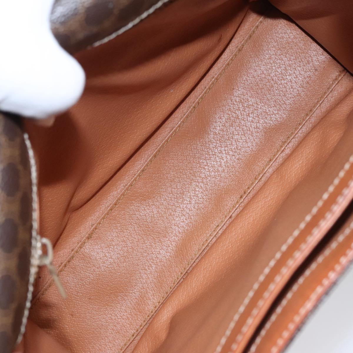 Céline Macadam Brown Canvas Shoulder Bag (Pre-Owned)