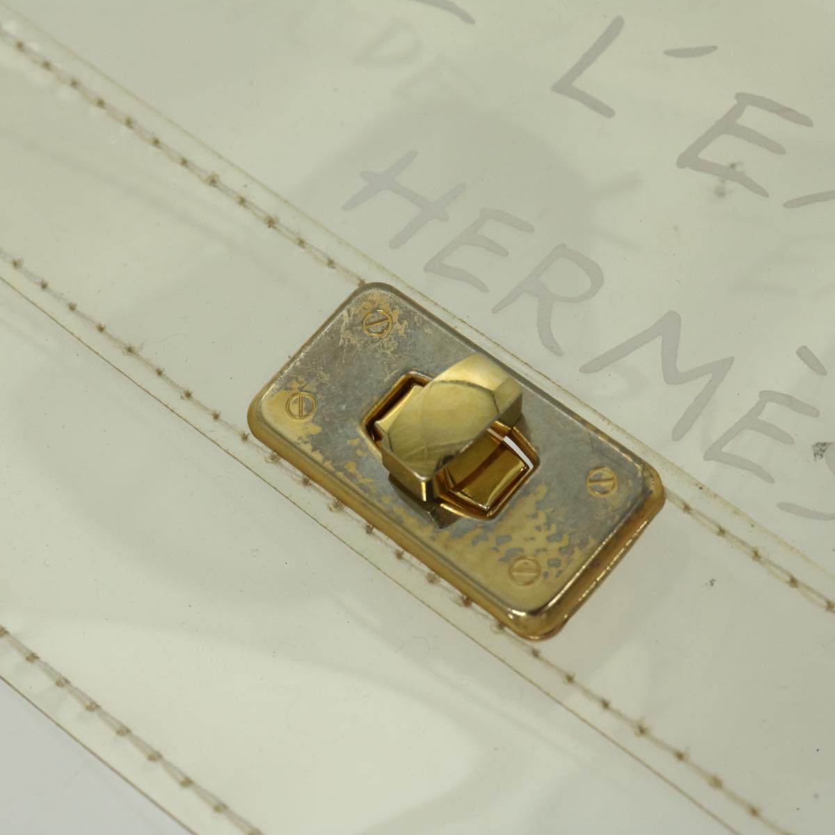 Hermès -- Transparent Vinyl Handbag (Pre-Owned)