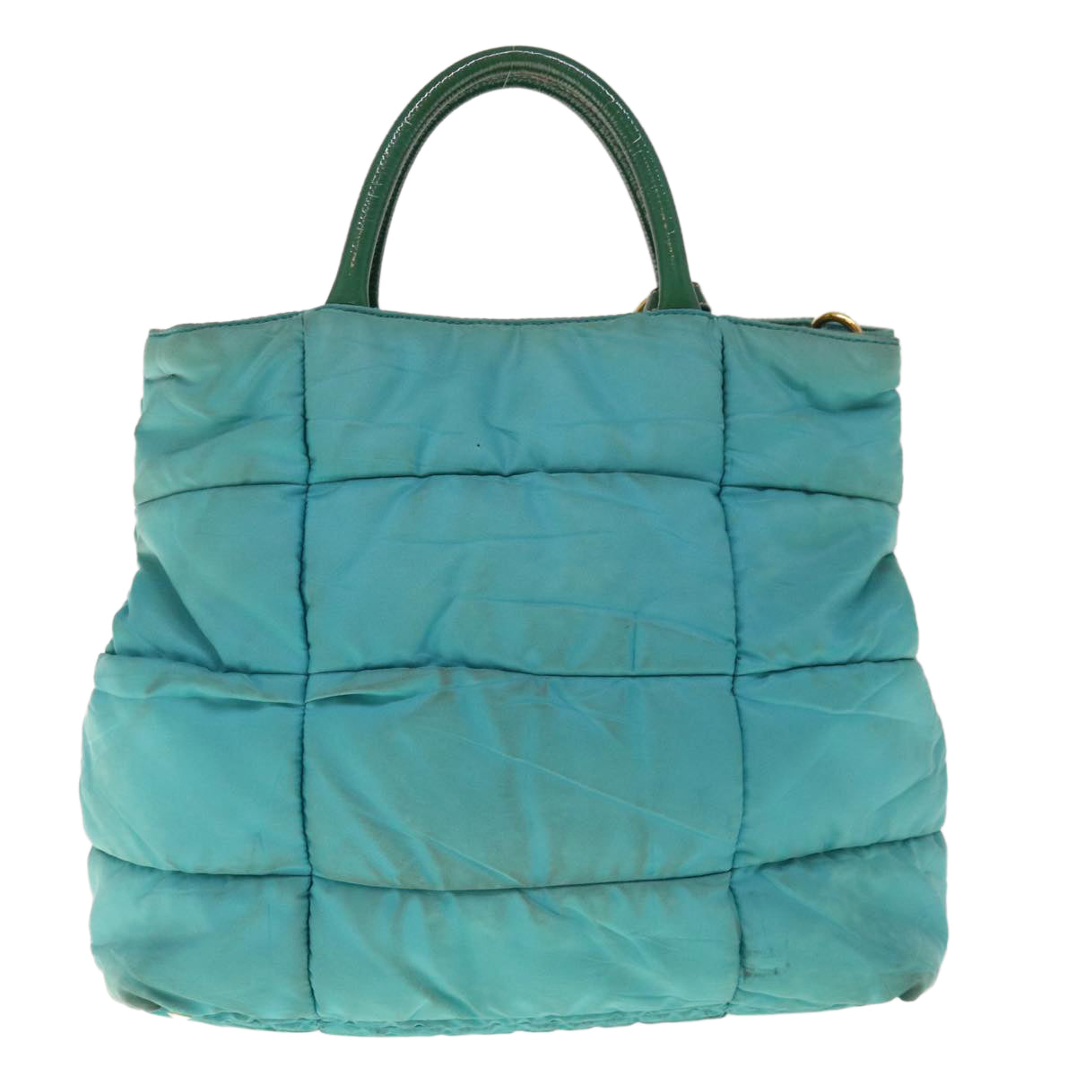 Prada Blue Synthetic Handbag (Pre-Owned)