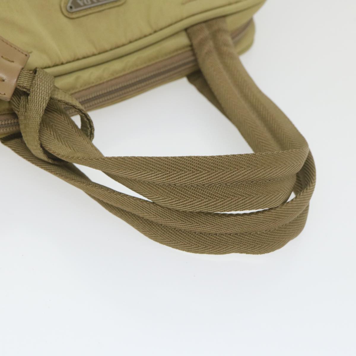Prada Beige Synthetic Handbag (Pre-Owned)
