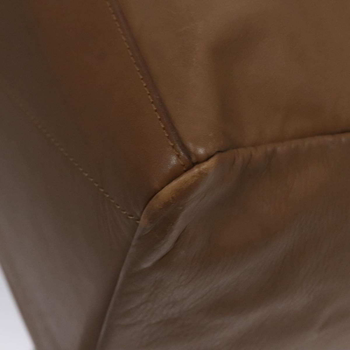 Louis Vuitton Bosphore Brown Leather Travel Bag (Pre-Owned)