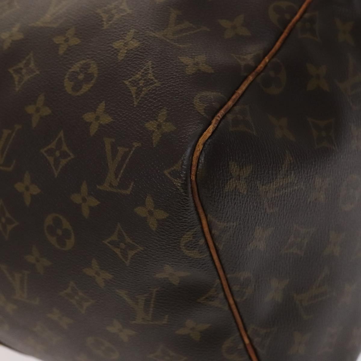 Louis Vuitton Keepall 55 Brown Canvas Travel Bag (Pre-Owned)