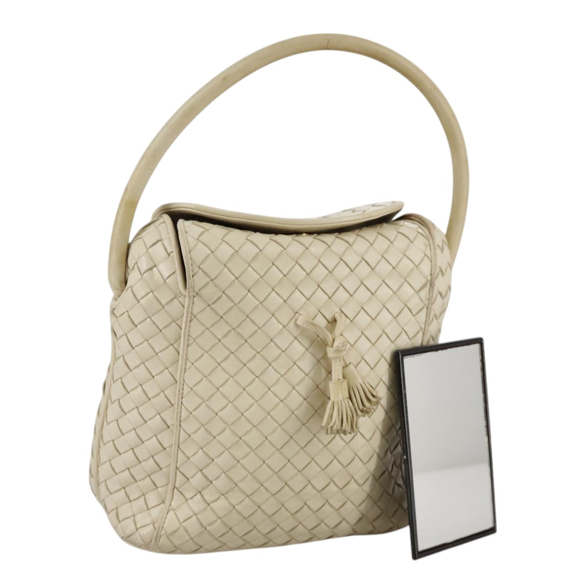 Bottega Veneta Beige Leather Handbag (Pre-Owned)