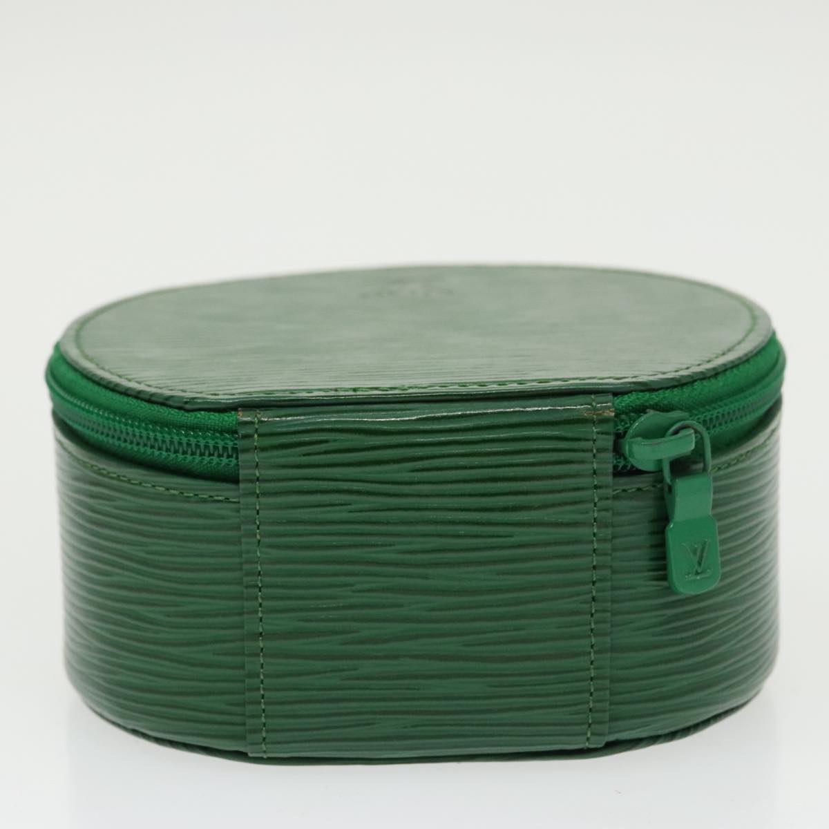 Louis Vuitton Ecrin Green Leather Clutch Bag (Pre-Owned)