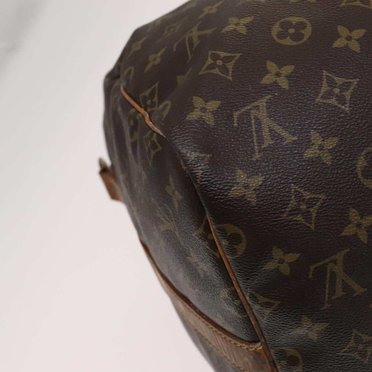 Louis Vuitton Keepall Bandouliere 55 Brown Canvas Travel Bag (Pre-Owned)