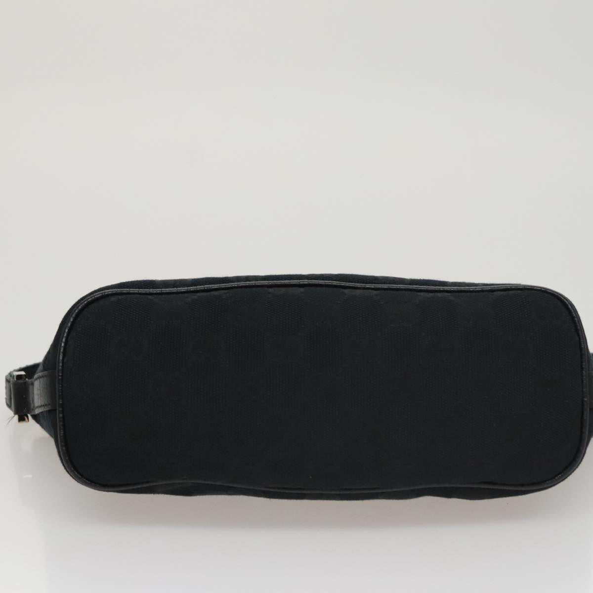 Gucci Baguette Black Canvas Clutch Bag (Pre-Owned)