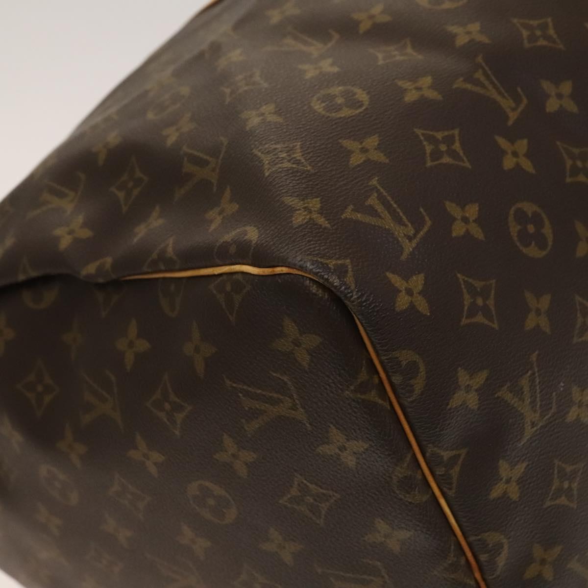 Louis Vuitton Keepall 55 Brown Canvas Travel Bag (Pre-Owned)