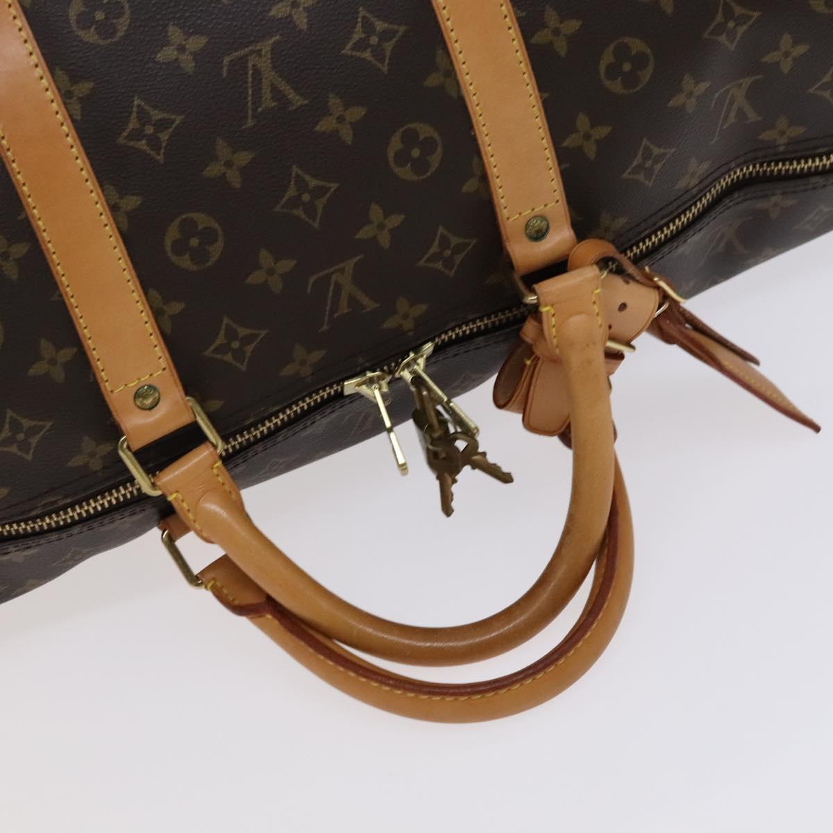 Louis Vuitton Keepall 60 Brown Canvas Travel Bag (Pre-Owned)