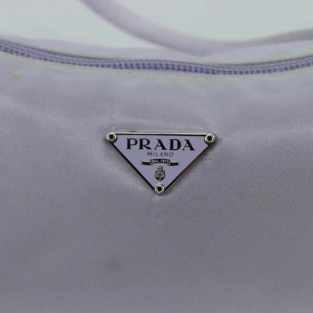 Prada Purple Synthetic Clutch Bag (Pre-Owned)